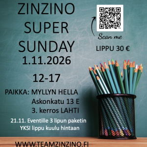 SUPER SUNDAY 1.11.2026 KOULUTUS 30 €
