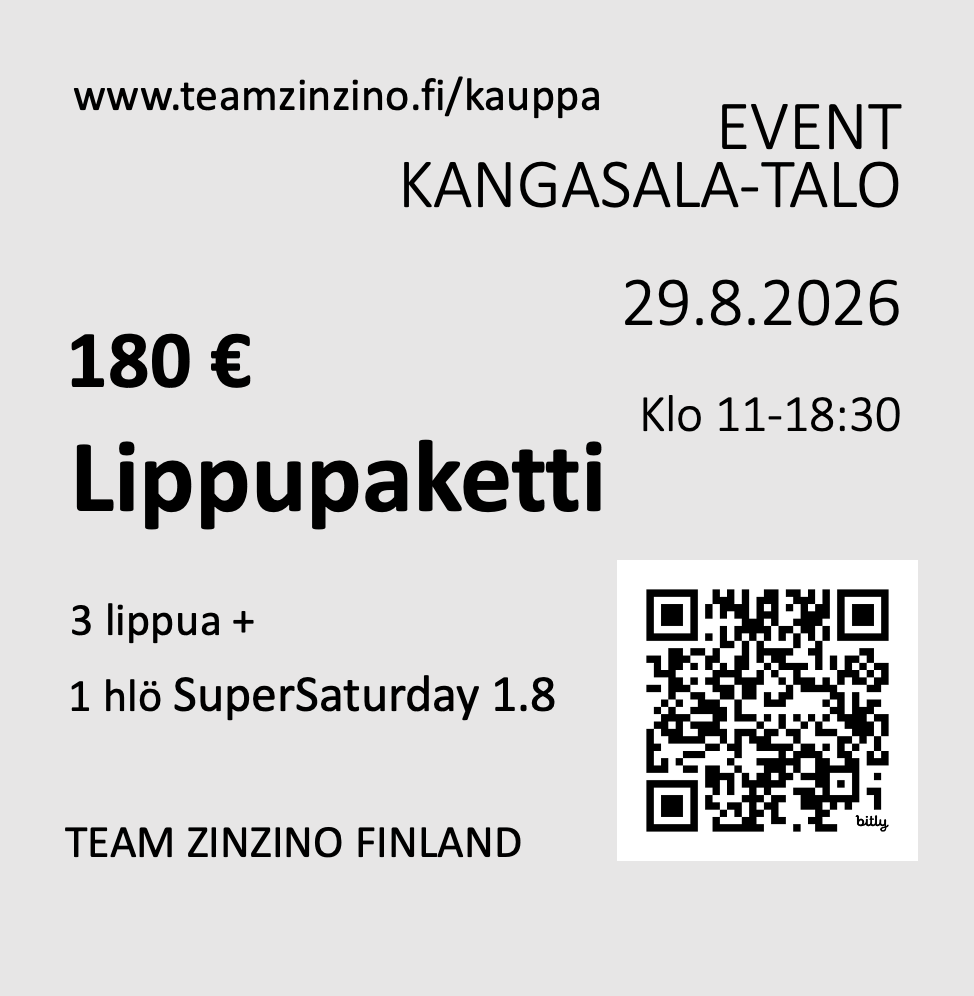 EVENT 29.8.2026 LIPPUPAKETTI
