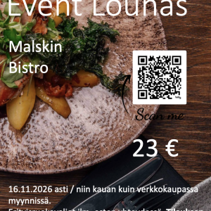 Lounas 23€ Event 21.11.2026